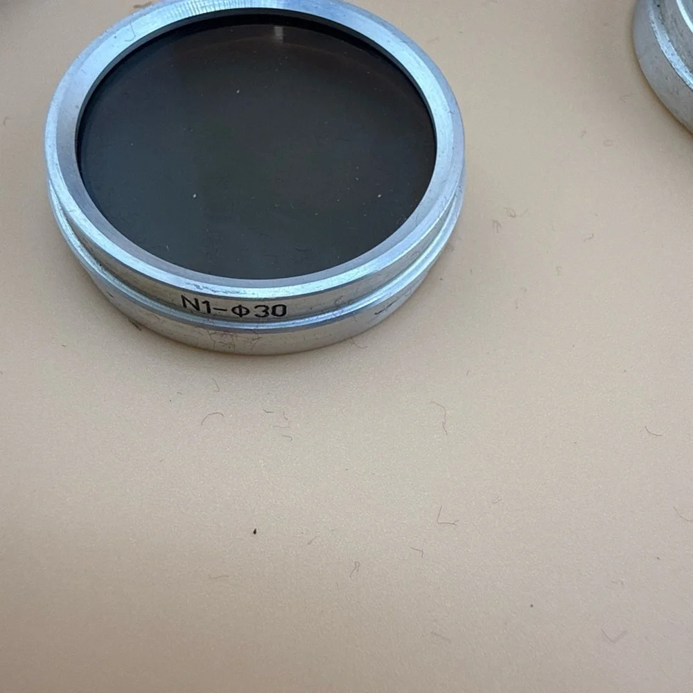 VTG 4 MEOPTA camera Lens Filters/pax leather case with hood